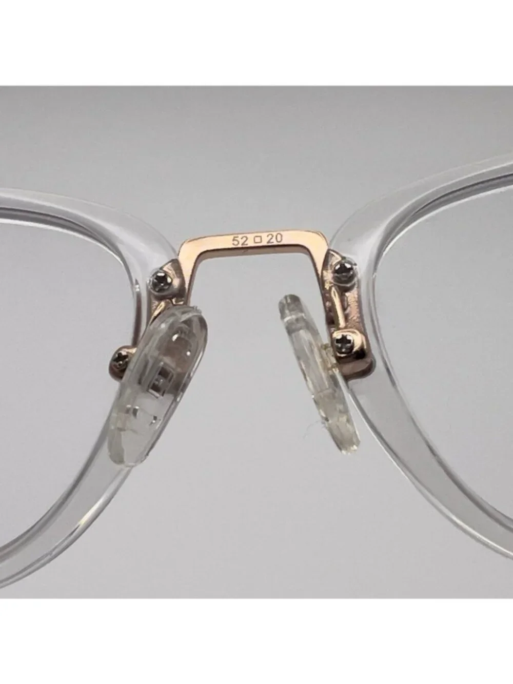 Michael Kors MK4054 Captive Eyeglass Frames Wayfarer Clear Gold 52-20-140 Case